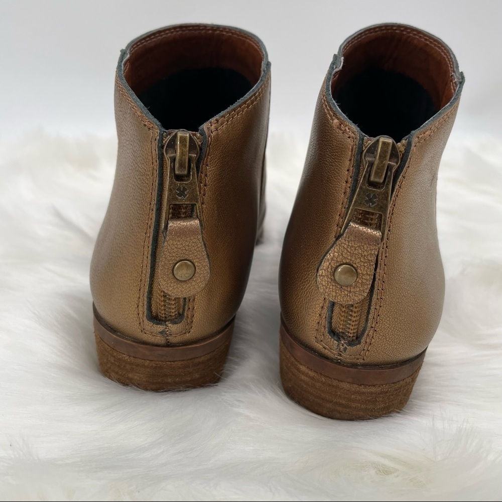 Lucky Brand Gold Belvva Ankle Boots - Picture 8 of 12